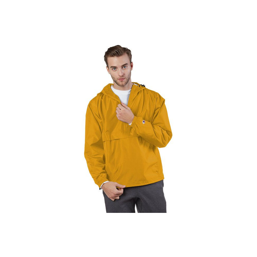 Adult Packable Anorak 14 Zip Jacket - BLAcK - SD0102H7K6HJ
