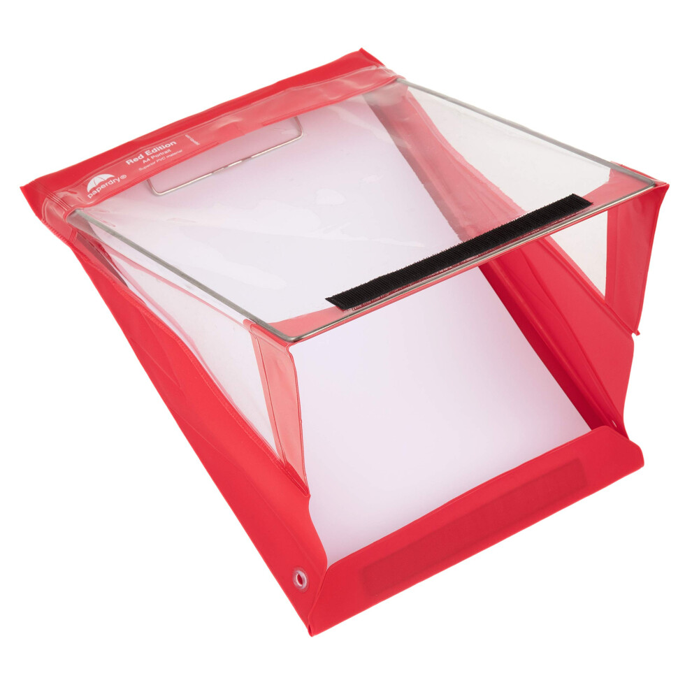 Paperdry Red Letter Portrait Waterproof Clipboard - Premium Pvc Material [18-Month Warranty] (Letter Portrait)