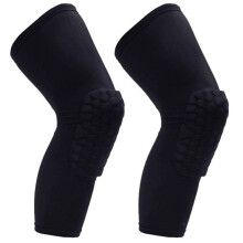 PISIQI Knee Pads Compression Pads Long Leg Sleeve Collision Avoidance Brace Protection Knee Sleeve for Basketball Football Volleyball Cycling 1 Pair