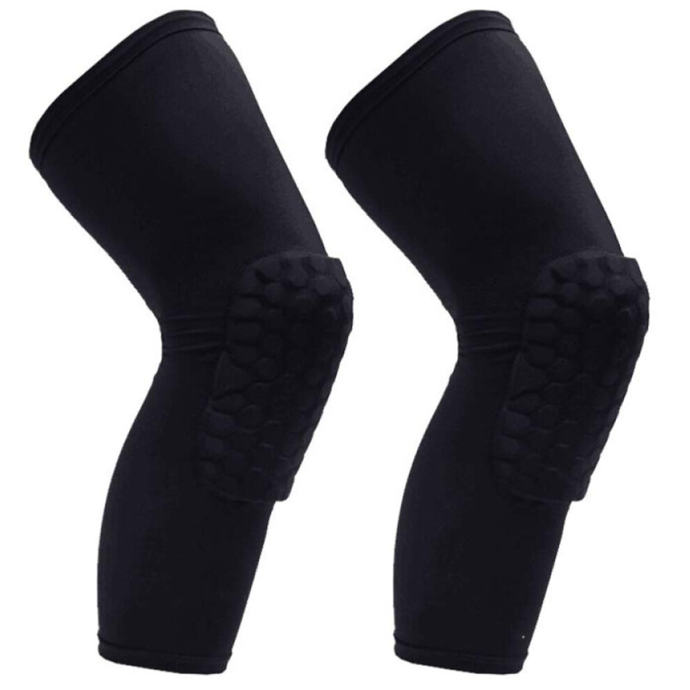 Pisiqi Knee Pads Compression Pads Long Leg Sleeve Collision Avoidance Brace Protection Knee Sleeve For Basketball Football Volleyball Cycling 1 Pair 724779072876