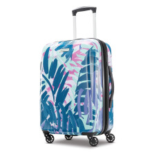 American Tourister Moonlight Hardside Expandable Luggage with Spinner Wheels Palm Trees carry-On 21-Inch