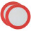 Ensemble de tapis de cuisson en silicone rond non rutilisable 1
