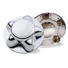 Lot de 2 cache-moyeux chrom s pour SUV, pour Ford F-150 Heritage 2004, Ford F-150 1997-2004 et Expedition 2003, 7 pouces