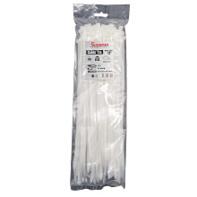 Superun Heavy Duty kabelbinders 12 inch 50 lbs treksterkte zelfsluitende draadbinders (kabelbinders van industri?e kwaliteit) 100 stuks wit
