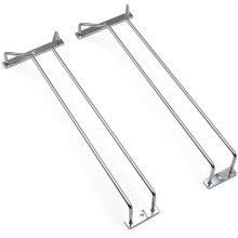 RedDreamer 14-Inch Κρεμαστός Ράφι Ποτηριών Κρασιού, Χάλυβας Inox, Κάτω από Ντουλάπι