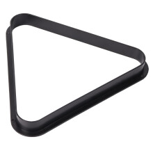 GSE Zwarte Plastic Biljartbal 8-Bal Driehoek Racks / 9-Bal Diamant Racks Voor 2-1/4" Biljartballen