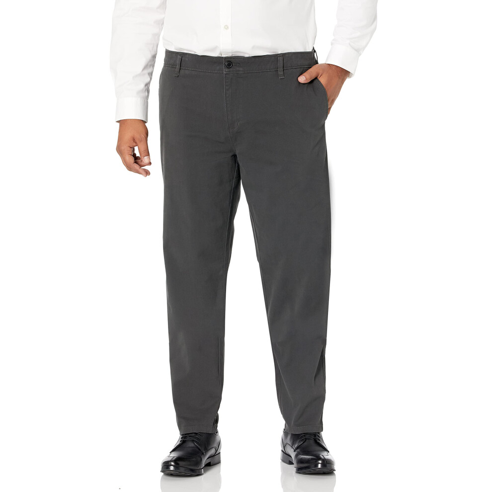 Dockers Men's Straight Fit Ultimate Chino with Smart 360 Flex Regular and Big & Tall Steelhead-Tapered 52W x 30L