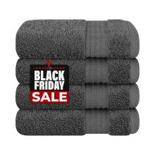 Asciugamani Cotton Paradise per il bagno, 13 x 13 pollici, 100% cotone turco, morbidi e assorbenti, di lusso, piccoli asciugamani per il viso e l
