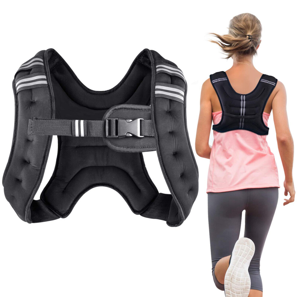 Henkelion Weighted Vest Weight Vest for Men Women Kids Weights Included  Body Weight Vests Adjustable for Running  Training Workout  Jogging  Walking