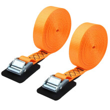 JCHL Robust 20-fod-til-1-tommers b?nd ned Rem Savning Stropp Lastbinding Strop Padlet Cam Lock Buckle 1000 lbs Kapacitet (2-pack)
