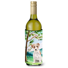 Caroline's Treasures Tree Jack Russell Terrier Weinflasche Hugger Cold-Beverage-Koozies 750 ml Mehrfarbig