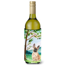 """"Caroline's Treasures Tree Fawn Franzsische Bulldogge Weinflasche Hugger Cold-Beverage-Koozies 750 ml Mehrfarbig""""