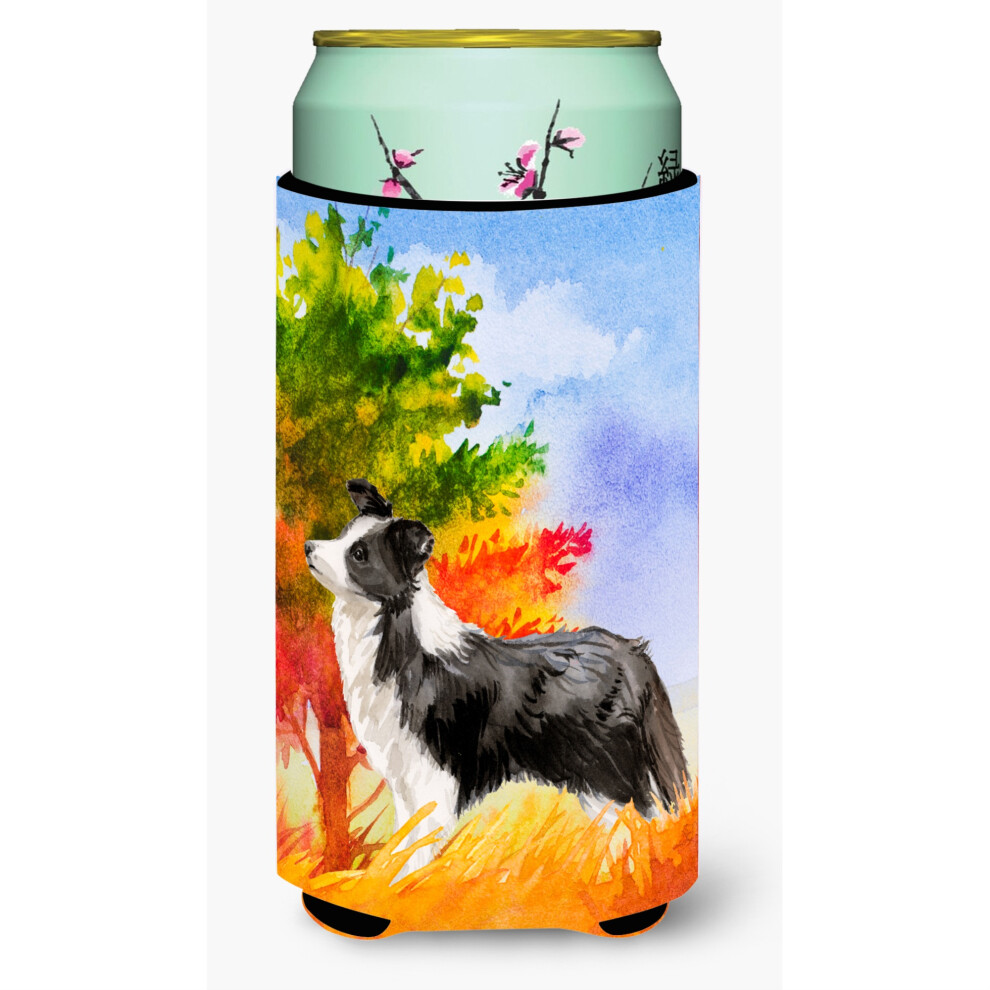 Coffret isolant pour boissons froides, multicolore, CK1955TBC, grand mod   le, Border Collie, Caroline's Treasures
