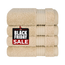Asciugamani Cotton Paradise per il bagno, 13 x 13 pollici, 100% cotone turco, morbidi e assorbenti, di lusso, piccoli asciugamani per il viso, be