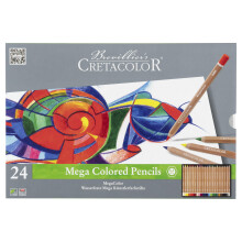Set ????at?st?? ???????? CRETACOLOR MegaColor 24 ?e?a???? (S?s?e?as?a t?? 1) ???????a???at??