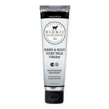 Dionis geitenmelk huidverzorging 3,3 oz ongeparfumeerde hand- en lichaamscr?e - handlotion op reisformaat voor het hydrateren en hydrateren van de dr