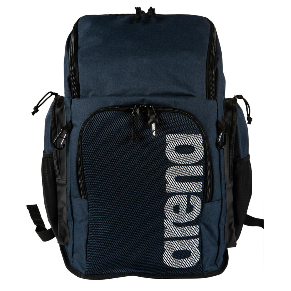 Arena Team Backpack 45 L Swimming Athlete Sports gym Backpack Training gear Bag for Men and Women  Navy Melange