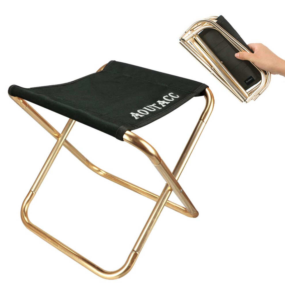 Sgabello Da Campeggio Pieghevole Portatile Ultraleggero Per Pesca, Escursionismo, Viaggi E Attivit All'aperto (Dimensioni Grandi: 30 X 25 X 32 C-image