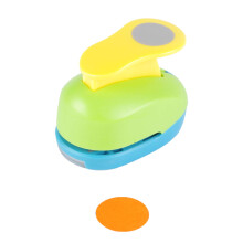 Circle Punch 1 tum hantverkspanna Circle Formspaken Handgjorda pappersstansar godisfrg med slumpmssig 1 tum (25,4 mm) Circle Punch