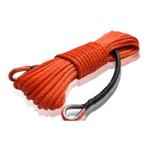 Winch Rope Extention Synthetic Rope Rope Extention for Off-road ATV UTV Winch Cable 3/884ft Orange