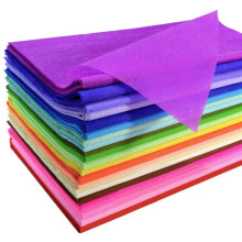 120 vellen gekleurd tissuepapier, bulkverpakking, kraftpapier, 20 x 26 voor kunstcadeaus, tissuedecoratie, 24 kleuren