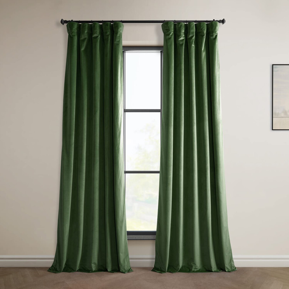Hpd Half Price Drapes Heritage Pl Sch-Samtvorh Nge F R Schlafzimmer Und Wohnzimmer, 50 X 108 Vpyc-181427-108, 1 Panel, Edengr N-image