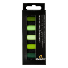 Rembrandt Soft Pastel Micro Set 5-delige halve stokjes Lush Greens