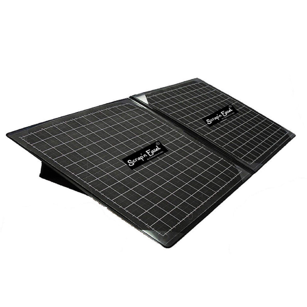 Chevalet Magn Tique Portable Double Grille, Style Scrapbooking, Surface De Travail Ergonomique-image