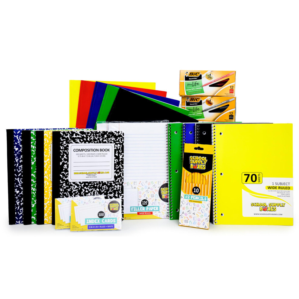 School Supply Boxes | Elementary Writing Bundle | Bundle of 39 Units | Back to School Essentials for Elementary Students-image-OPC-PFNDS2W-NEW