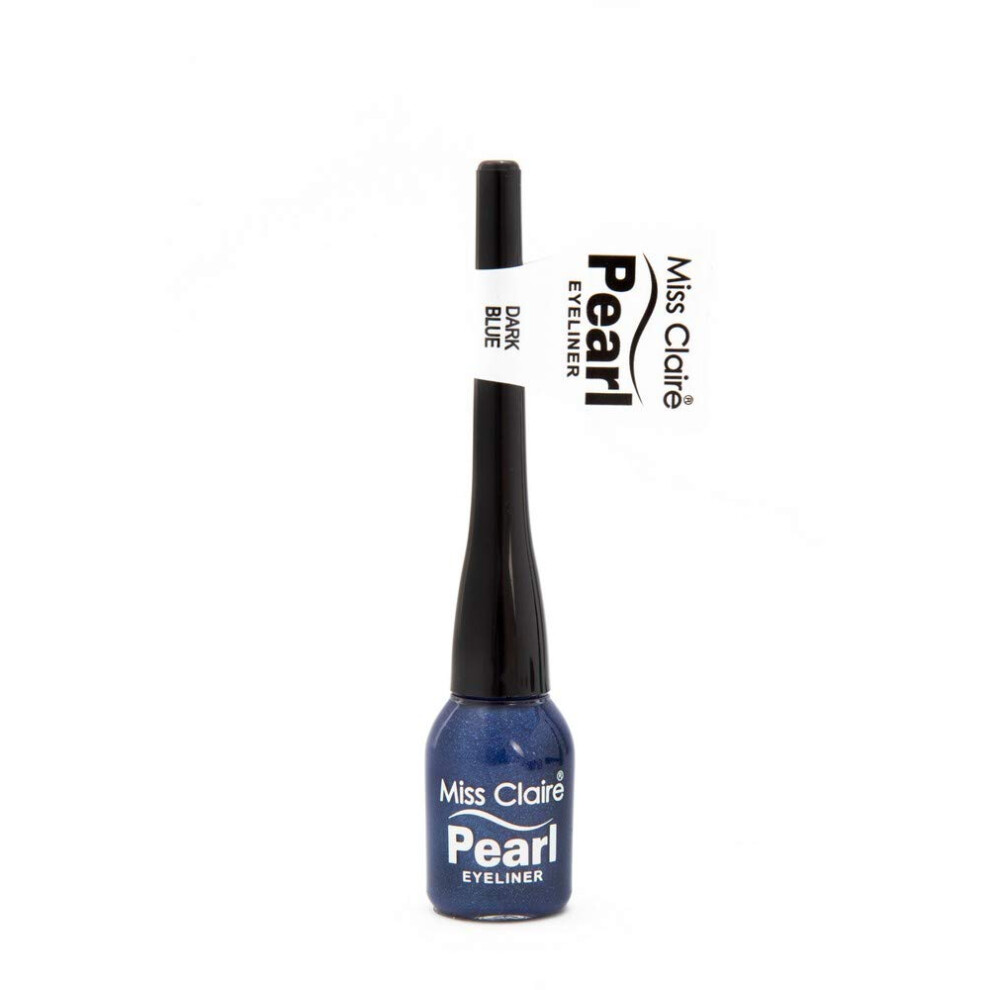 Miss Claire Blue,White Pearl Eyeliner 10 Dark Blue 5 G