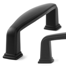 Koofizo patrat de metri patrat arc arc - mobilier negru mner de 3 inci/76 mm ?urub distan?a 10 pachet pentru dulap de bucatarie dulap dormitor d
