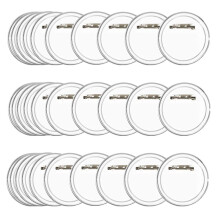 BUYGOO 30Pack 2.4 inch ?tifturi cu butoane transparente Face?i-va propriile butoane Pin pentru butoane cu imagine Insigna pentru butoane cu desig