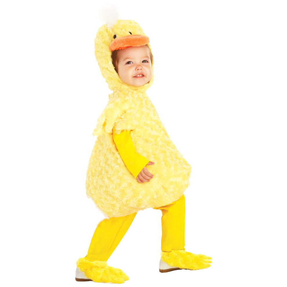 Photos - Fancy Dress UNDERWRAPS Kid's Toddler's Duck Belly Babies Costume Childrens Costume Yellow Extra Small