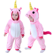 Disfraz de dinosaurio tigre para ni?os y beb?s de TONWHAR, mono con capucha, 12-18 meses (altura: 29-31), unicornio rosa