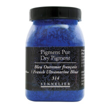 Pigment para criação de tinta - pote 90 g - Azul ultramarino francês