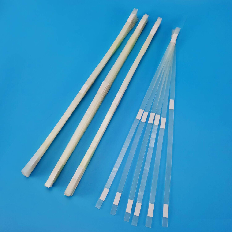 Tiras Adhesivas Rayson GS6-50 De 6 Mm De Ancho Y 28 Cm De Largo. Capacidad Para 25-50 Hojas (Paquete De 50).-image