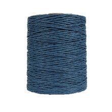 Hilo de rafia de algod   n natural, azul marino, para tejer a crochet, para sombreros de verano, para bolsos de playa, rafia de ray   n, para tejer a