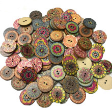 200 de buca?i nasturi din lemn Nasturi din lemn vintage cu 2 gauri pentru cusut DIY decorativ