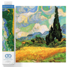 DIAMOND DOTZ - Weizenfelder (Van Gogh) Vollbohrer, rund, Dotz, 39,4 x 51,6 cm, Van Gogh Diamantmalerei, Van Gogh Diamantkunst, Van Gogh, Van Gogh Male