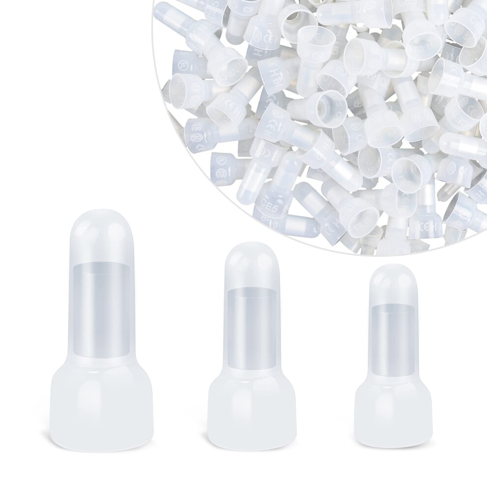 Nilight 50036R Crimp-Anschluss Mit Geschlossenem Ende, 300 St Ck, 22 16/16 14/12 10 Gauge, Nylon-Drahtverbinder-Set, 2 Jahre Garantie-image