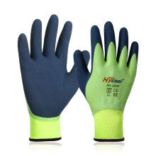 DS Safety Wasserfeste Arbeitshandschuhe für Herren und Damen, Gummi Beschichtet, Rutschfeste Gartenhandschuhe, L6201 Grün XXL