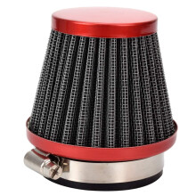 HIAORS 48 mm tot 50 mm luchtinlaatfilterreiniger voor Honda CB 250 Yamaha DT250 DT250MX Suzuki GS250 GS250T Kawasaki Ninja 250 300 Sport motorfiets A