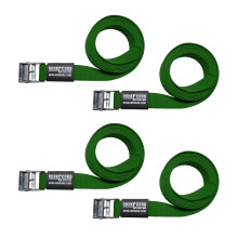 SECURE IT QUICK Ιμάντες & Κουμπώματα - Ιμάντες Στήριξης CAM Cargo 1" Πλάτος (72" CAM - 4 PK, Πράσινο)