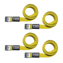 SECURE IT QUICK Ιμάντες & Κούμπες - Ιμάντες Στήριξης CAM 1" Πλάτος (72" CAM - 4 PK, Κίτρινο)