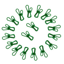 Pachet de 30 de cleme de srma de o?el de 2 inci Suporturi de cleme de srma de o?el (verde 30 buc)