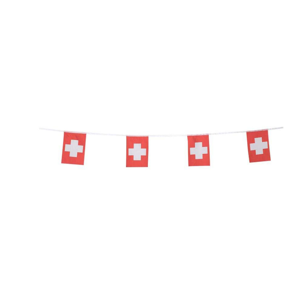 Schweizer Flaggen, Kleines Schweizer Flaggenbanner, Mini-Nationalflaggen, L Nderflaggen, Weltflaggen, Wimpelbanner F R Partys, Veranstaltungen, K-image