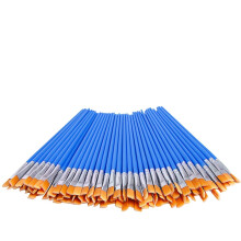 DECYOOL 100 Pcs Flat Paint Brushes Small Brush Bulk for Detail Painting Nylon Hair Brushes Acrylic Oil Watercolor Fine Art Painting for Kids Children
