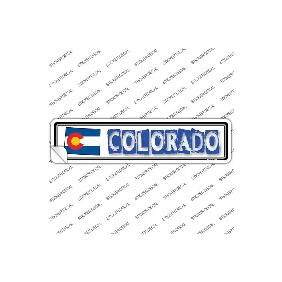 Smart Blonde K-305S-Xl Colorado Outline Novelty Narrow Sticker Decal - Extra Large 731997919692
