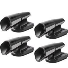 SAVITA 4 PCS Deer Whistles Wildlife Warning for Cars Vehicles Motorcycles Black Ultrasonic Deer Warning