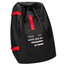 ProFaster Reisetasche f r Autositze, Rucksack f r Flugreisen Karfast Universal-Abdeckung f r Kindersitze, faltbar, mit Tasche, Schwarz